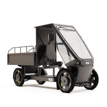 Cargo bike VOK U a trazione integrale da raccolta rifiuti