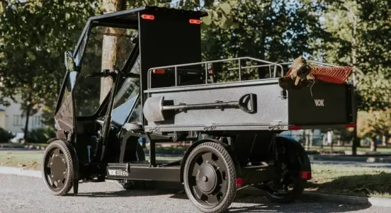 cargo bike VOK U con bassi costi di mantenzione