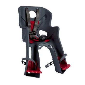 Bicicapace Child seat (front) Bellelli Rabbit up to 15 kg with dedicated bracket for Classic and Justlong (Grey)