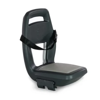Bicicapace Child seat (rear) Qibbel Junior with fixing clamp up to 35 kg (Grey)