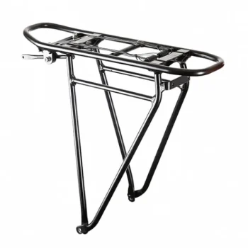 Bicicapace Rear rack up to 25 kg with Racktime fixing system, Black color