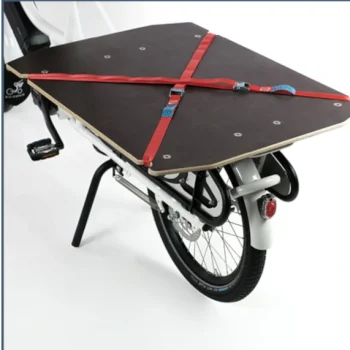 Bicicapace - Pannello posteriore per Justlong con punti di ancoraggio in compensato marino, 60 x L82