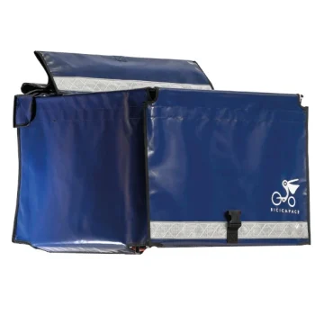 Bicicapace - Vano posteriore per Justlong in PVC blu, dim. 60x70xH43, 180 lt (pannello incluso)