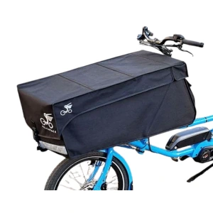 Bicicapace - Vano anteriore per Pelican in Cordura nera + PVC interno, dim. 80x48xH39, 150 lt (Roll bar incluso)