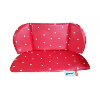 Cuscini Babboe Curve City Rosso pois