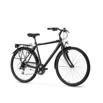 Bicicletta trekking Lombardo Taranto Man Black Grey
